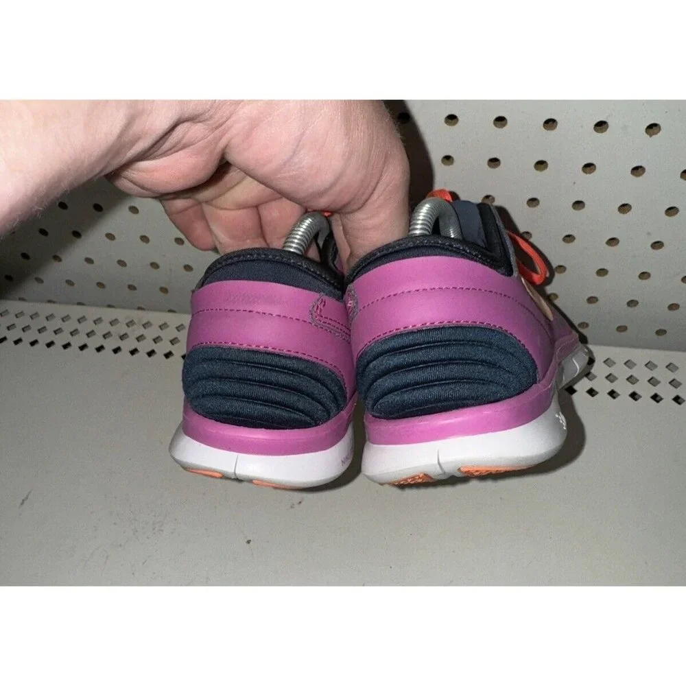 Nike Free Balanza Womens Athletic Running Training Shoes Size 6.5 Pink Blue
